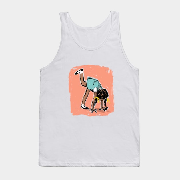 Summer is for Gymnastics Tank Top by Shelley Johannes Art